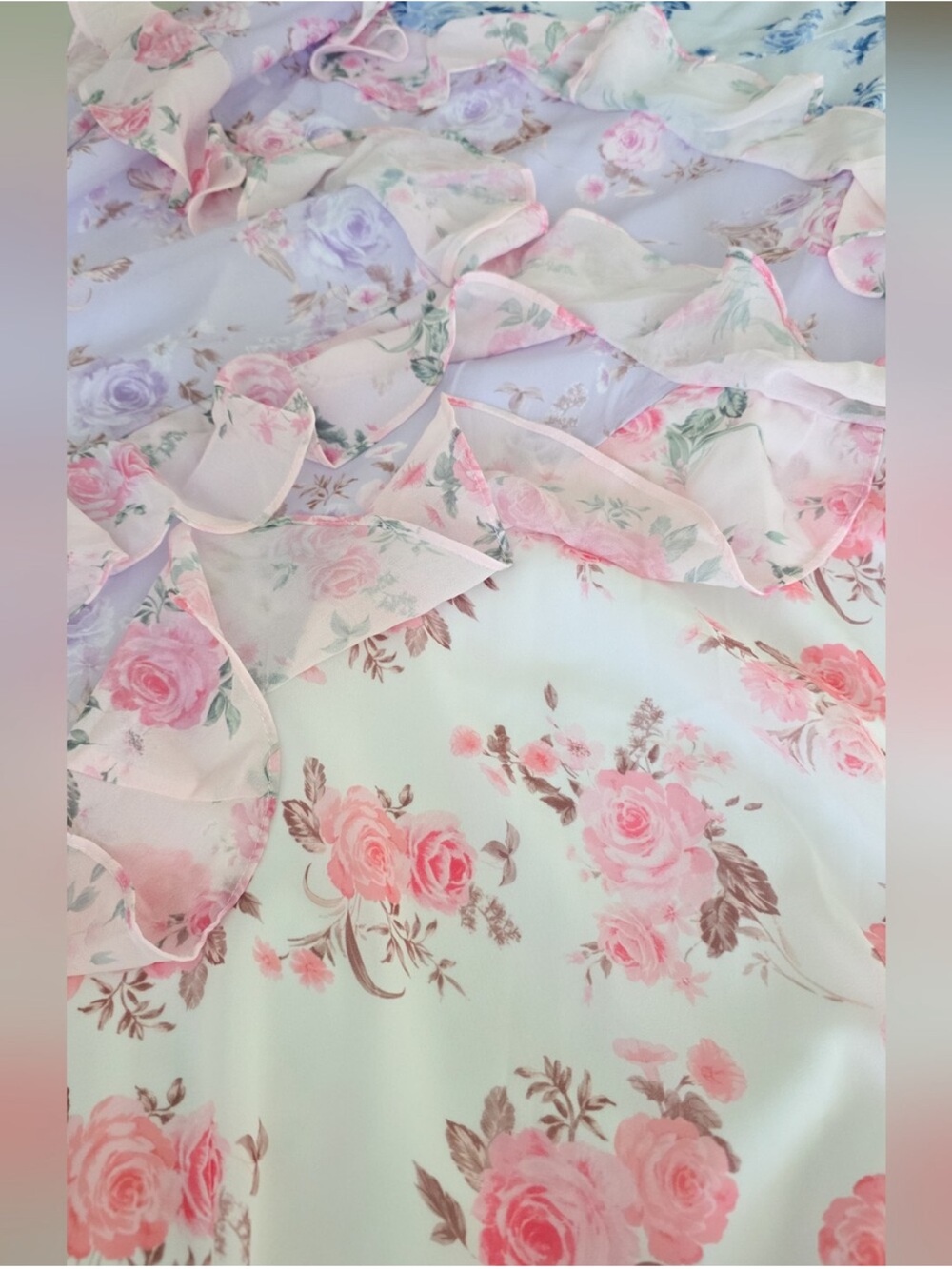 Altar'd State patchwork floral dress - Picture 6 of 6